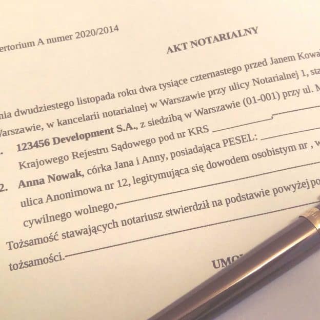 Przy Podpisywaniu Umowy Kupna Mieszkania O Powierzchni 60 2m